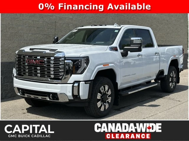2026 GMC Sierra 3500 HD Denali, weiß, 9 km, Import Kanada — Foto 1