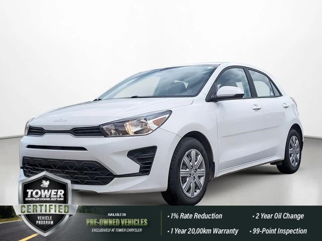 2023 Kia Rio LX+ | Heated Seats | 1.6L V4 | 8.0 Touchscreen, weiß, 93.417 km, Import Kanada — Foto 1