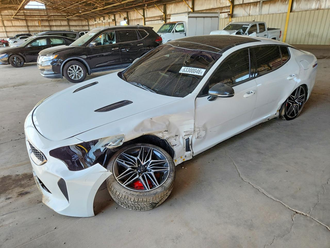 2022 Kia STINGER GT1, weiß, 126.959 km, Import USA — Foto 1