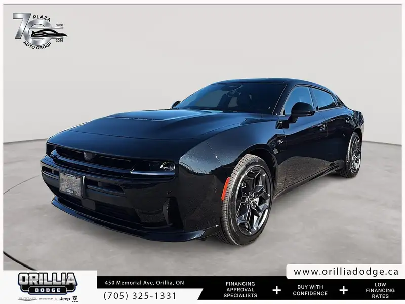 2027 Dodge Charger R/T | BLACKTOP PKG | DRIVER CONVENIENCE | 420 HP |, schwarz, 26 km, Import Kanada — Foto 1
