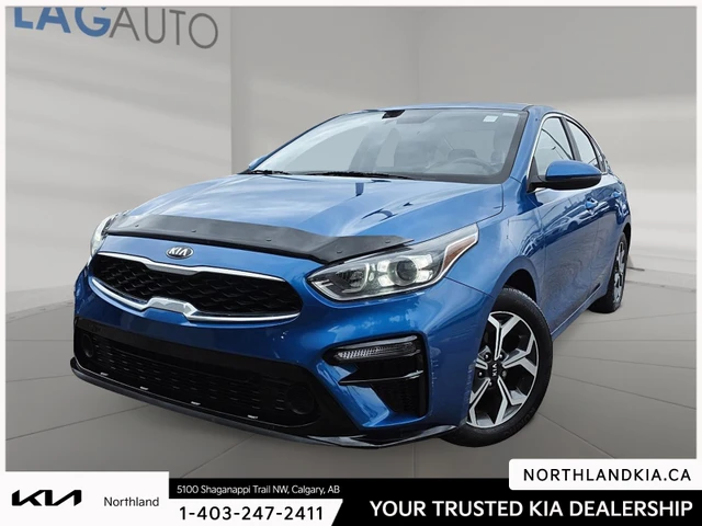 2021 Kia Forte EX, blau, 29.921 km, Import Kanada — Foto 1