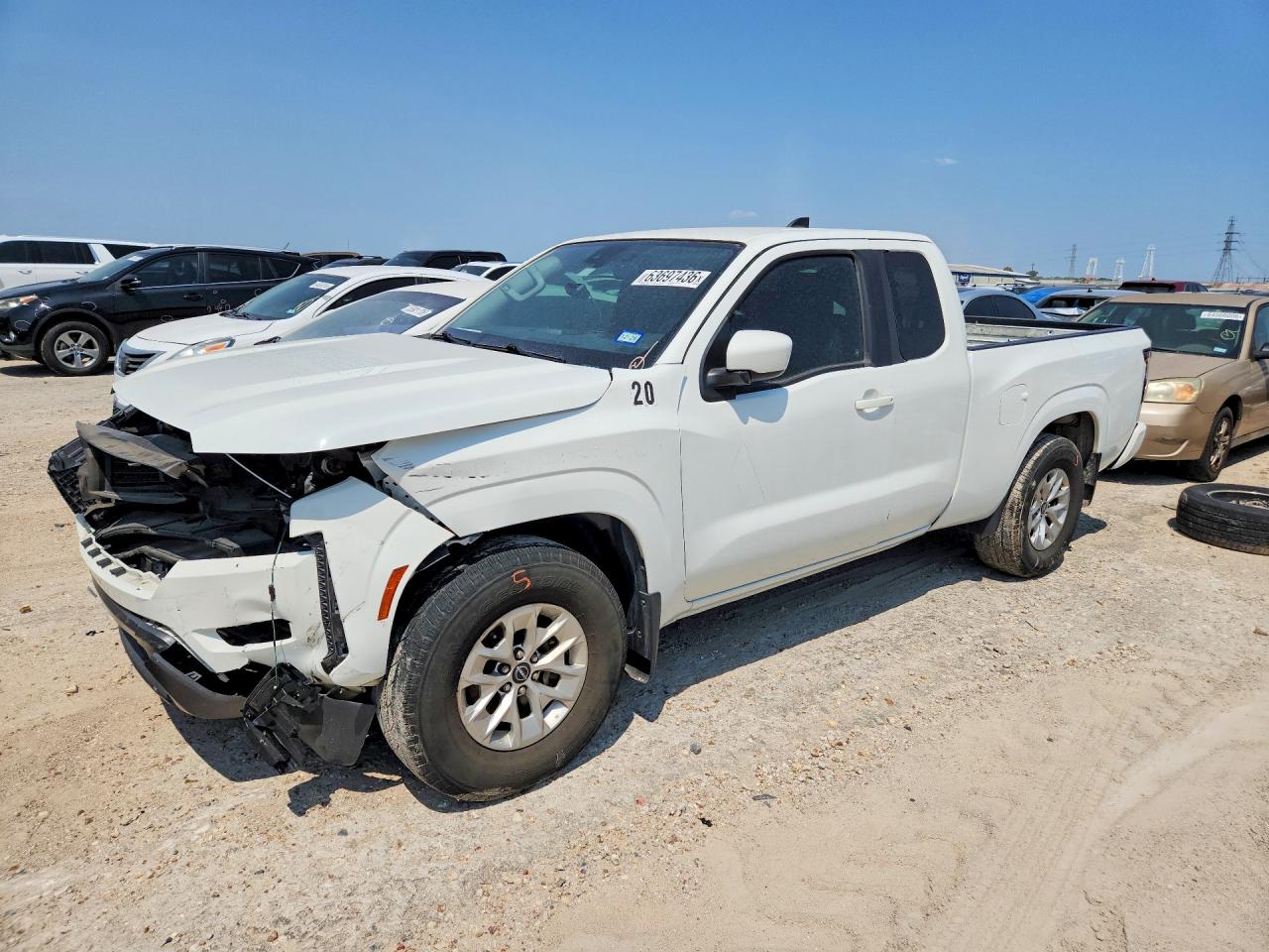 2024 Nissan FRONTIER SV, weiß, 104.148 km, Import USA — Foto 1