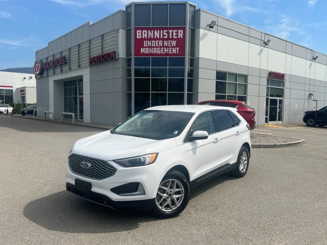 2023 Ford Edge SEL AWD, weiß, 71.297 km, Import Kanada — Foto 1