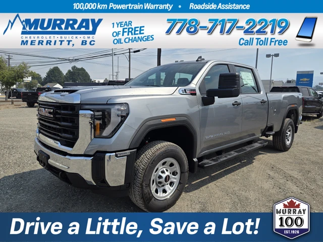 2026 GMC Sierra 3500 HD Pro, silber, 9 km, Import Kanada — Foto 1