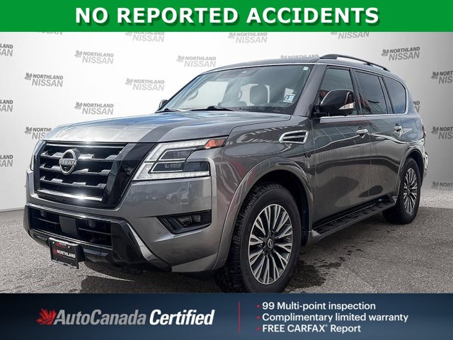2022 Nissan Armada SL | Power Driver and Passenger seat | Android Auto and Apple Carplay | Hands-Free Power Liftgate, grau, 81.715 km, Import Kanada — Foto 1