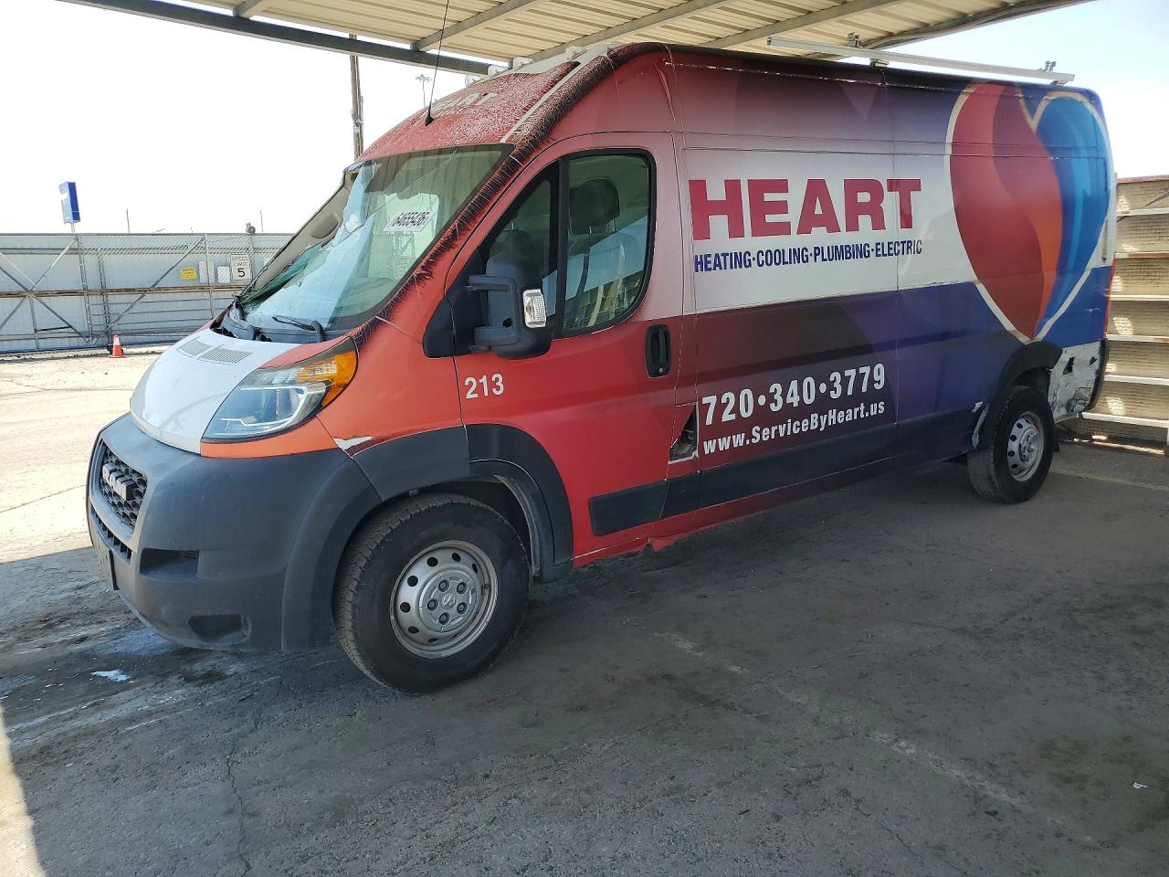 2021 RAM Promaster 2500 HIGH, TWO TONE, 112.187 km, Import USA — Foto 1