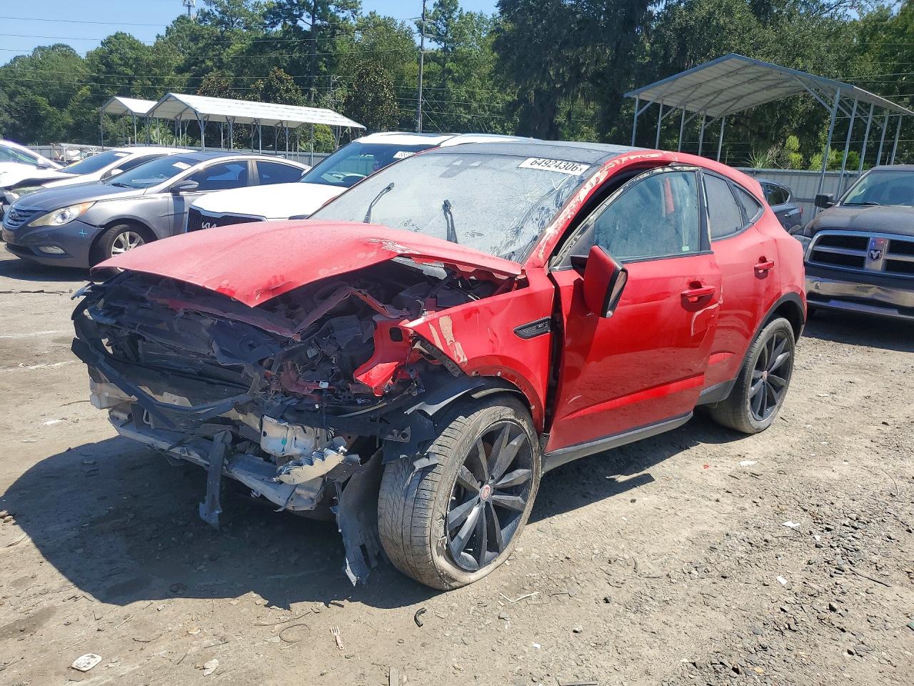 2020 Jaguar E-PACE SE, rot, 122.360 km, Import USA — Foto 1