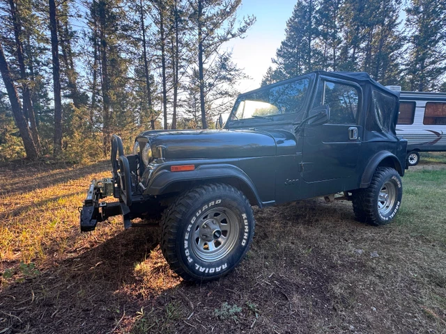 1986 Jeep Cj, schwarz, 104.000 km, Import Kanada — Foto 4 z 5