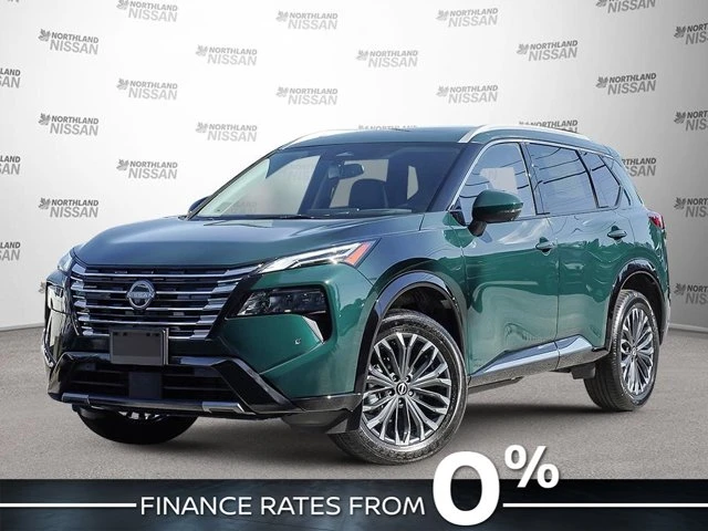 2026 Nissan Rogue Platinum, grün, 10 km, Import Kanada — Foto 1