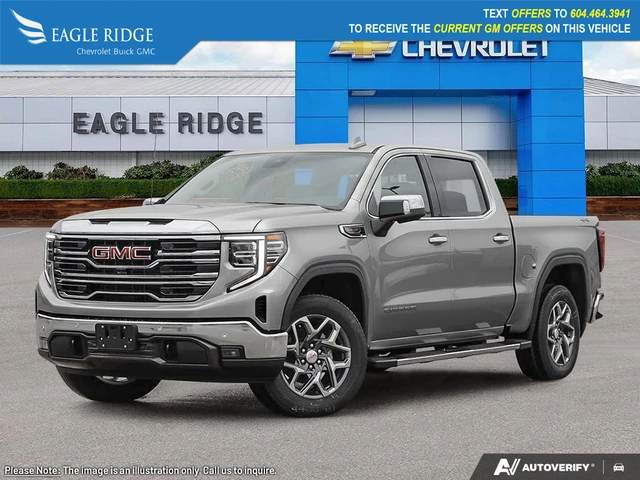 2026 GMC Sierra 1500 SLT, silber, 1 km, Import Kanada — Foto 1