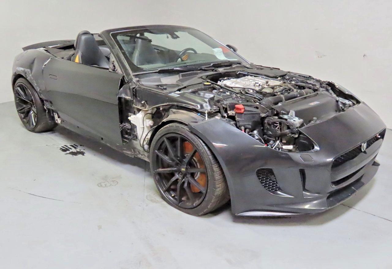 2014 Jaguar F-TYPE V8 S, grau, 2 km, Import USA — Foto 1