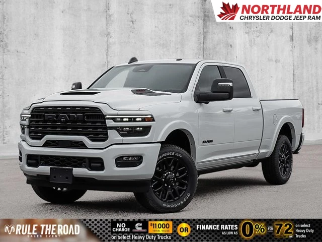 2026 RAM 3500 Limited, weiß, 15 km, Import Kanada — Foto 1