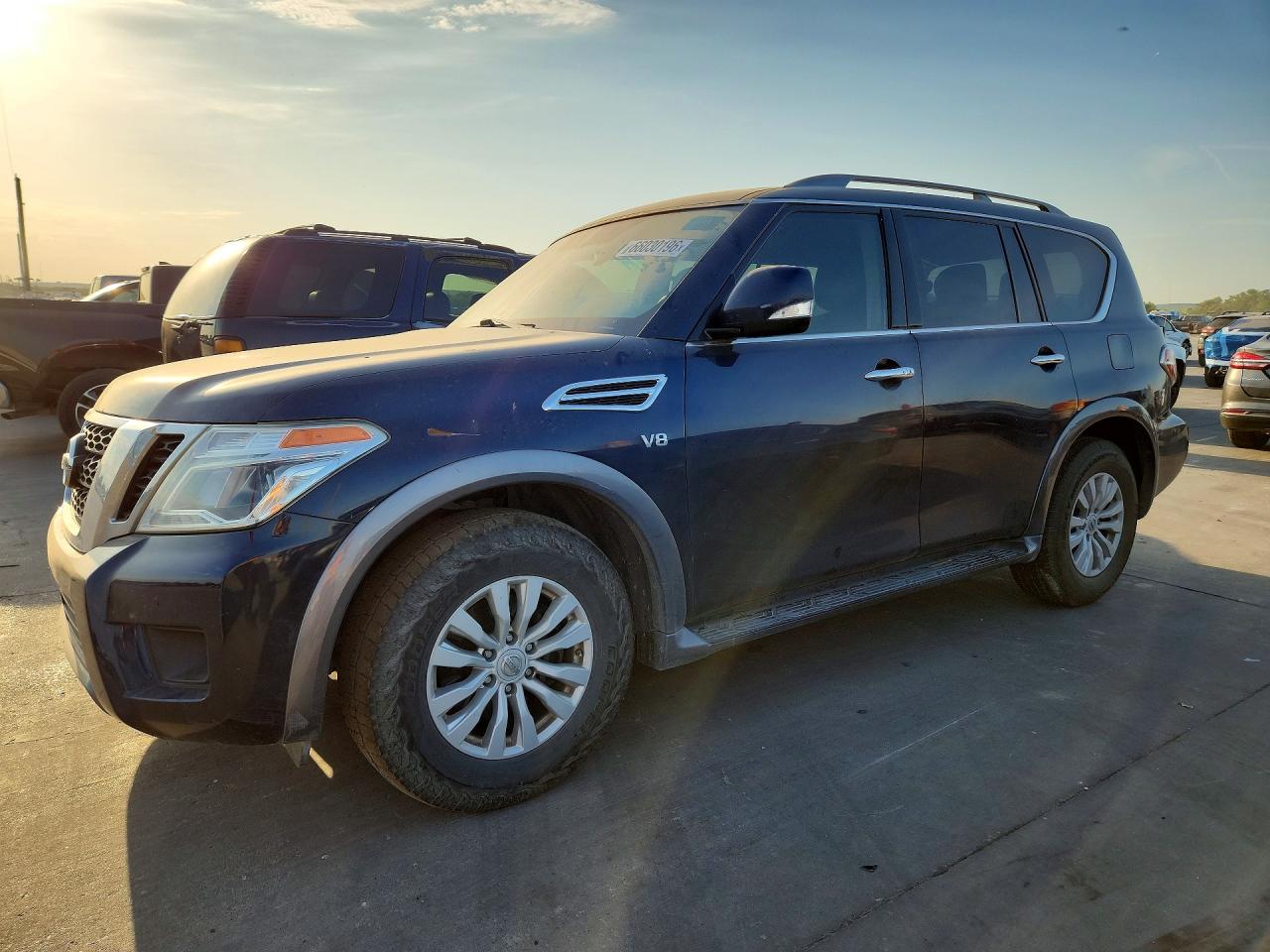 2019 Nissan ARMADA SV, blau, 202.321 km, Import USA — Foto 1