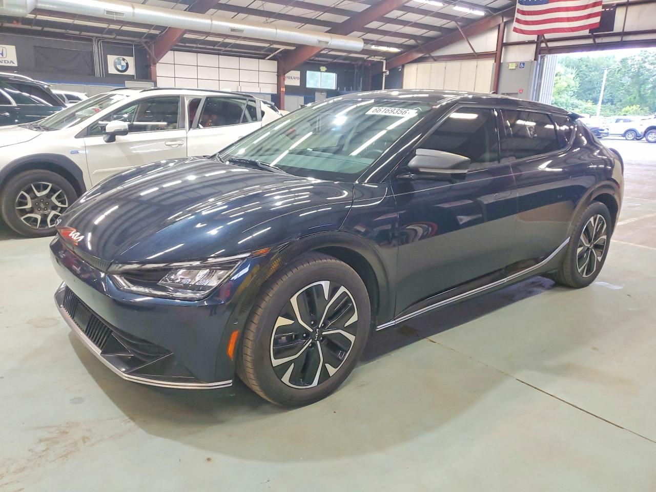2022 Kia EV6 WIND, blau, 174.461 km, Import USA — Foto 1